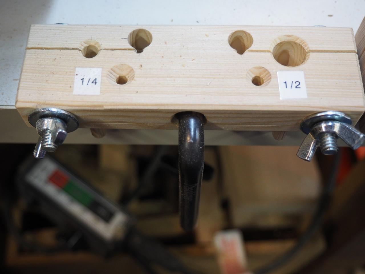 here is a new jig I made Router Bit Vise The SawdustZone
