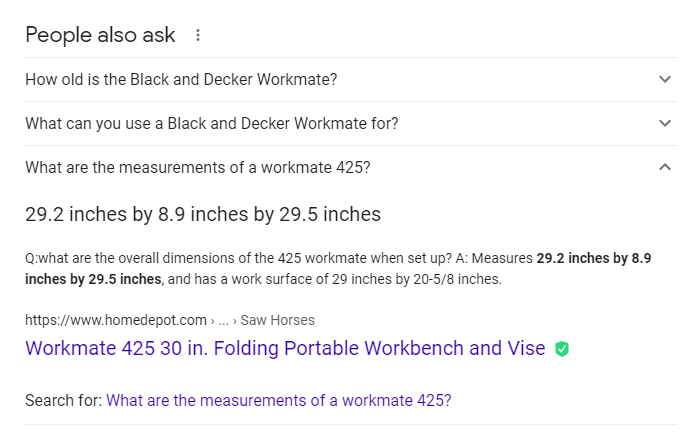 Black & Decker Workmate 425 TYPE 5 - Workbench Manual