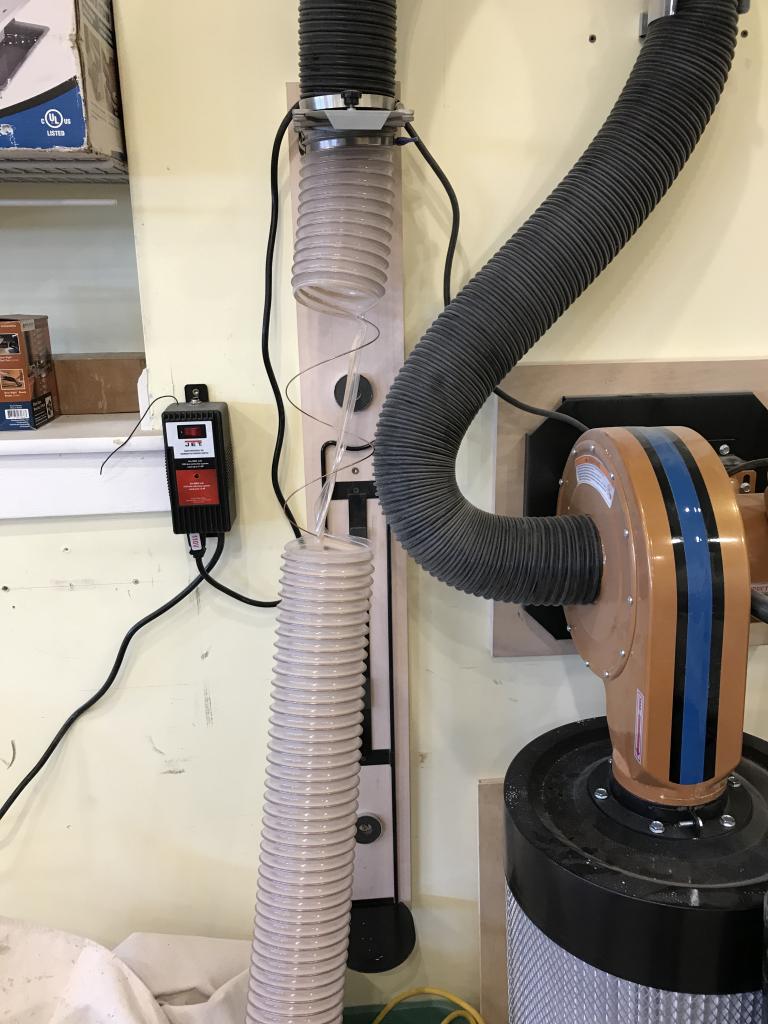 Split dustright hose