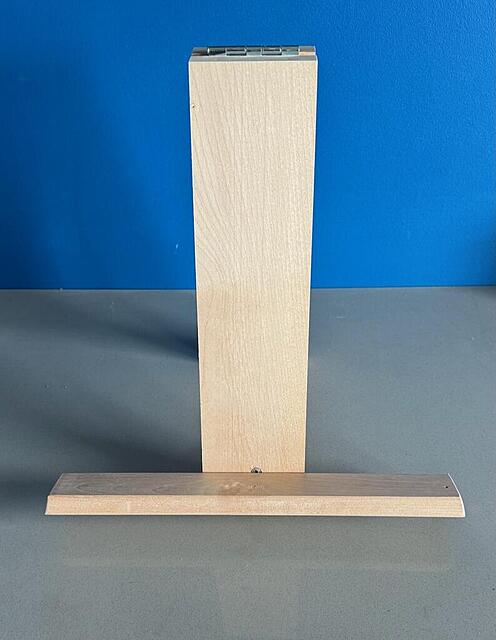 Picture Frame Stand made from scrap birch found around the shop.