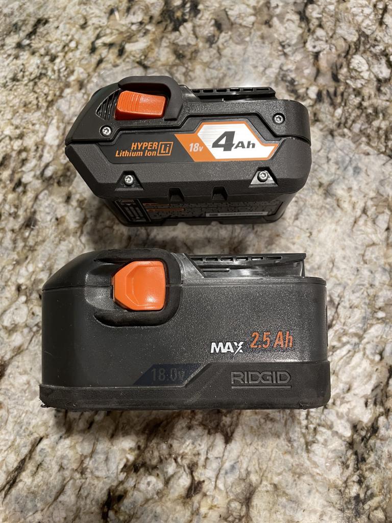 Ridgid batteries