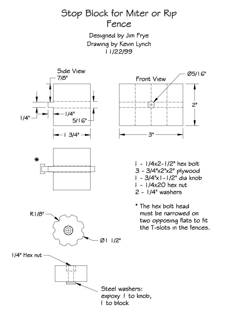 Ryobi BT3000 Stop Block Construction Notes By Jim Frye 03