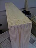 Box Joints on the drawer - made with the Jig -  they came out  pretty  good - this is my first attempt.