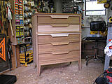 Chest sanded