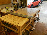 cross cut jig for the workbench, 3 foot capacity