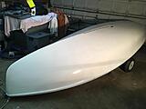 The small boat project, with saw hiding in the back