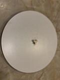 Pried the hub out of the microwave and placed in the center, must set the height equal to the roller height..
