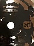 says 5/8" - 16 mm arbor